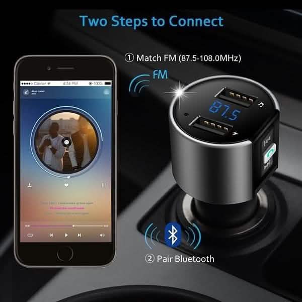 Wireless Car Mp3 FM Transmitter USB Charger by DailySale