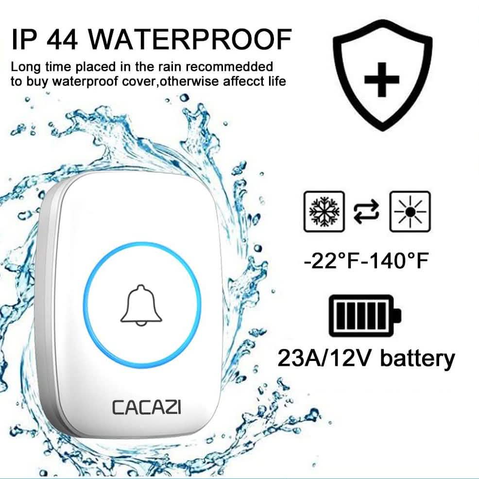 Wireless Intelligent Waterproof Doorbell by DailySale
