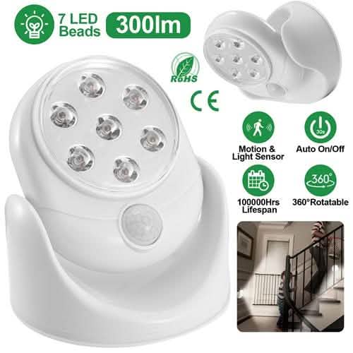 Wireless LED Spotlight 90 Degree Motion by DailySale