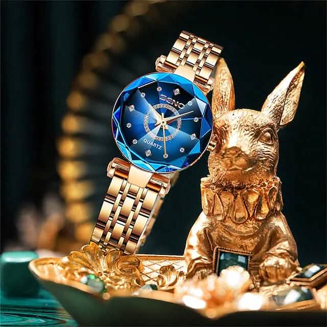 Women Golden and Silver Classic Quartz Watch by DailySale