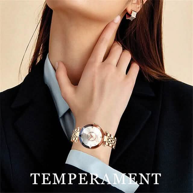Women Golden and Silver Classic Quartz Watch by DailySale