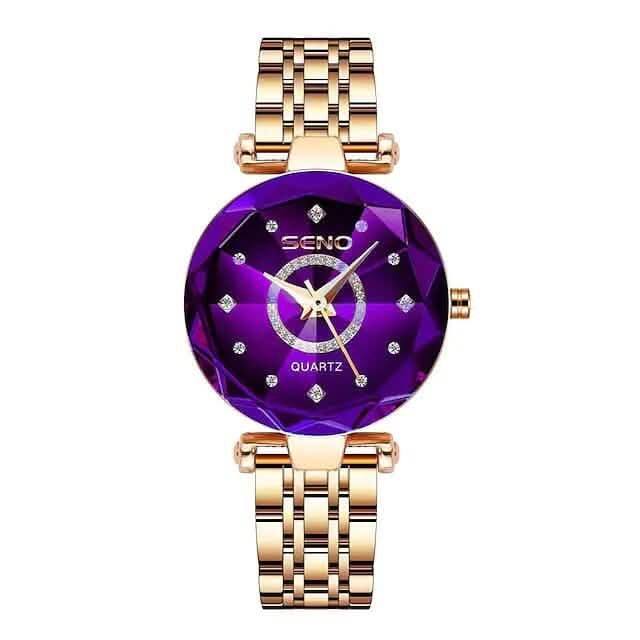 Women Golden and Silver Classic Quartz Watch by DailySale