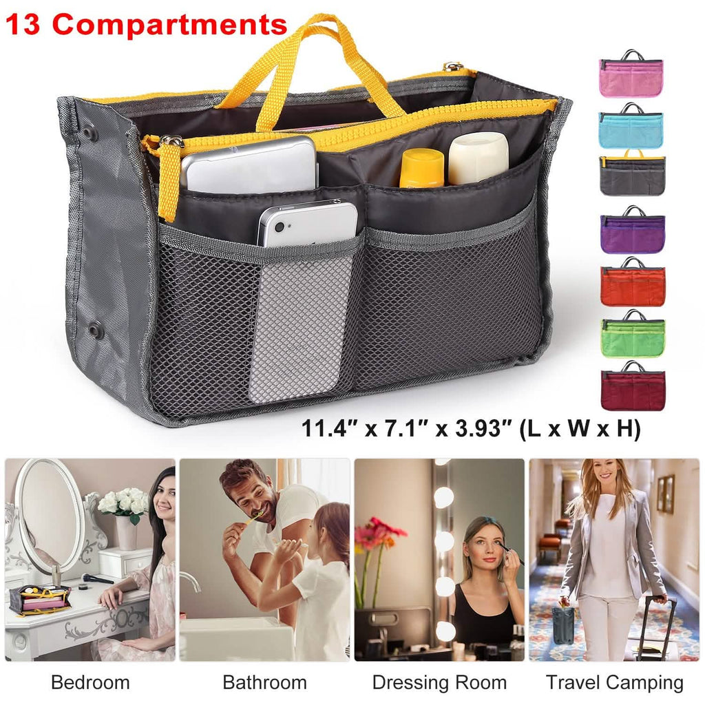 Women Lady Travel Insert Handbag Organizer Makeup Bags by DailySale
