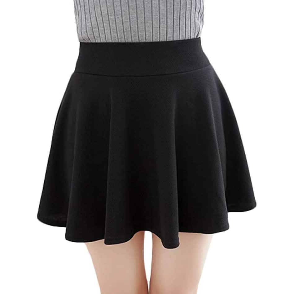 Women's Basic Versatile Flared Mini Skater Skirt by DailySale