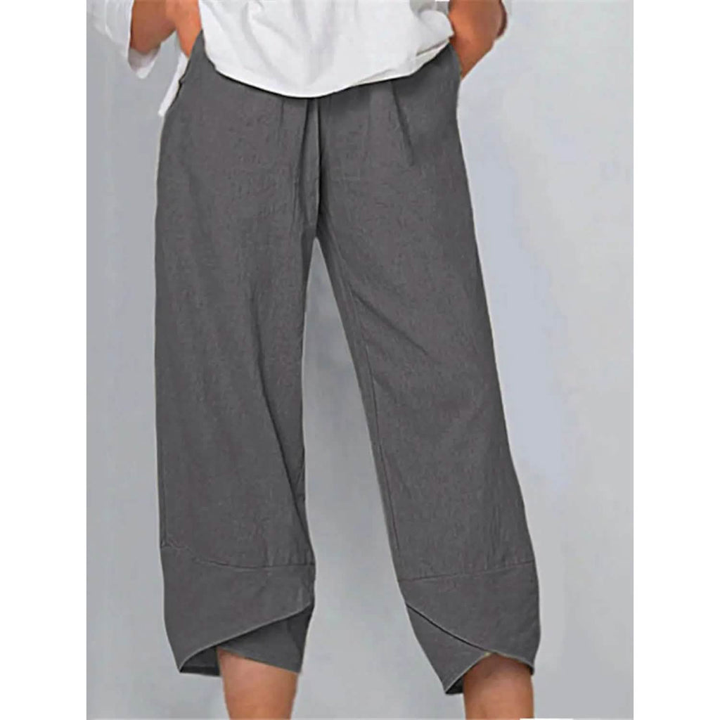 Women's Casual Plus Size Cotton Pants by DailySale