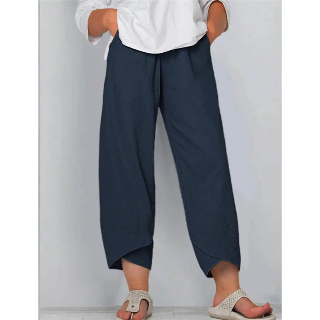 Women's Casual Plus Size Cotton Pants by DailySale