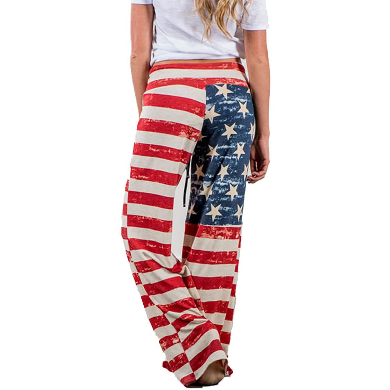 Women's Comfy Stretch Drawstring Palazzo Wide Leg Lounge Pant by DailySale