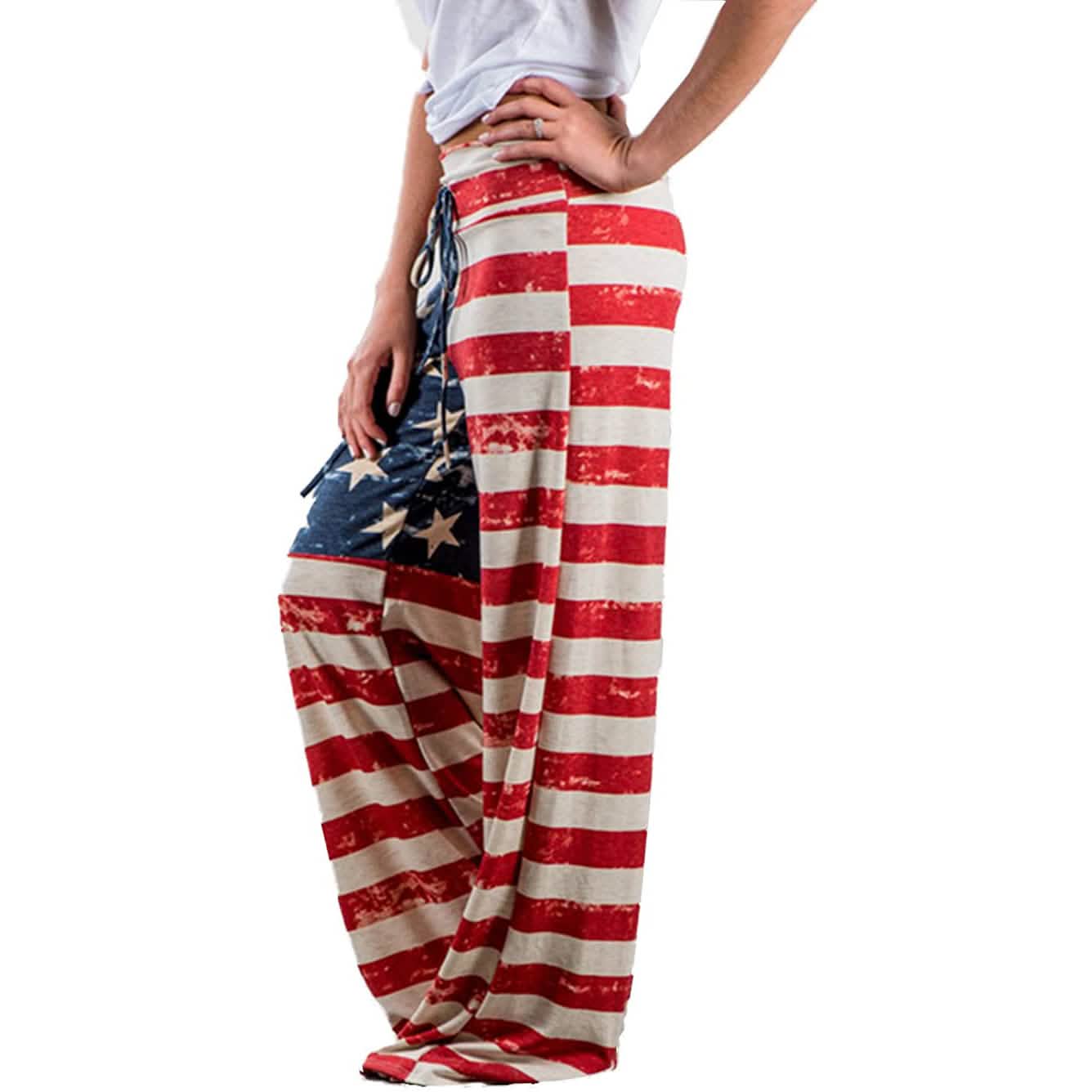 Women's Comfy Stretch Drawstring Palazzo Wide Leg Lounge Pant by DailySale