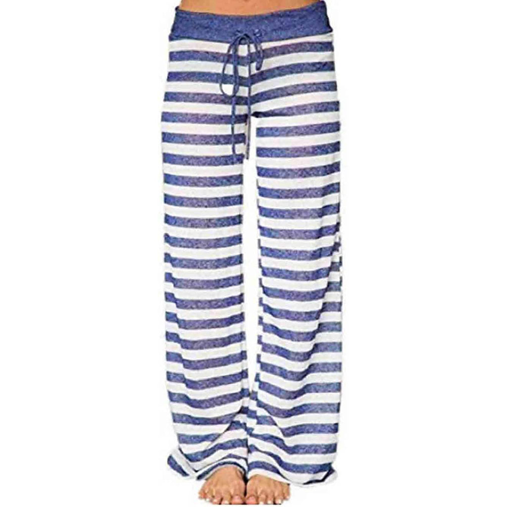 Women's Comfy Stretch Drawstring Palazzo Wide Leg Lounge Pant by DailySale