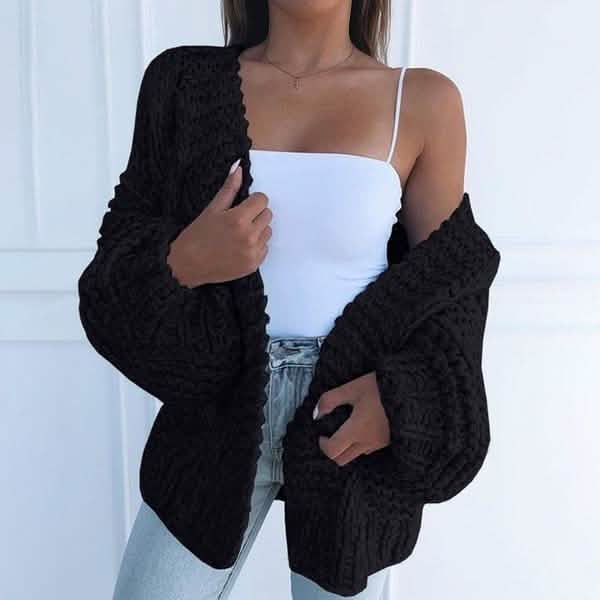 Women's Fashion Cable Knit Cardigan by DailySale