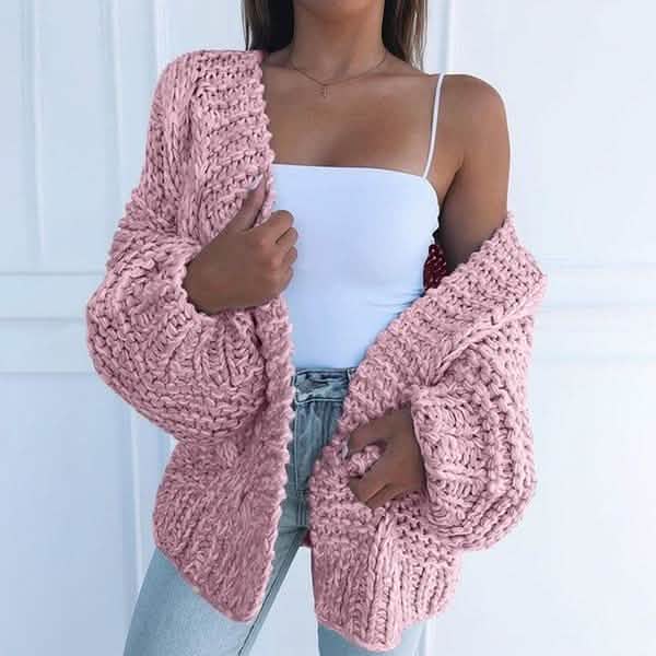 Women's Fashion Cable Knit Cardigan by DailySale