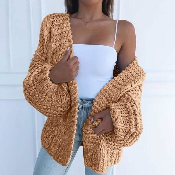 Women's Fashion Cable Knit Cardigan by DailySale