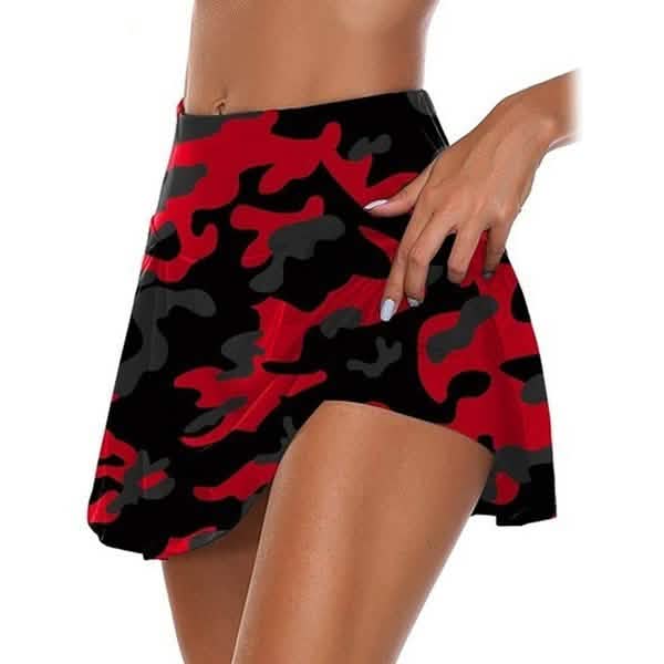Women's Fashion Camouflage Print Athletic Skirt by DailySale