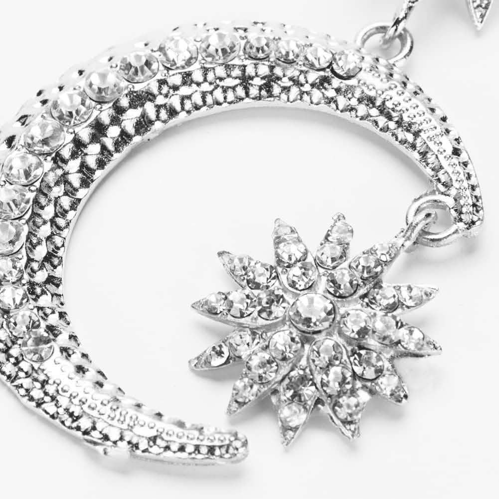 Women's Rhinestone Punk Earrings by DailySale