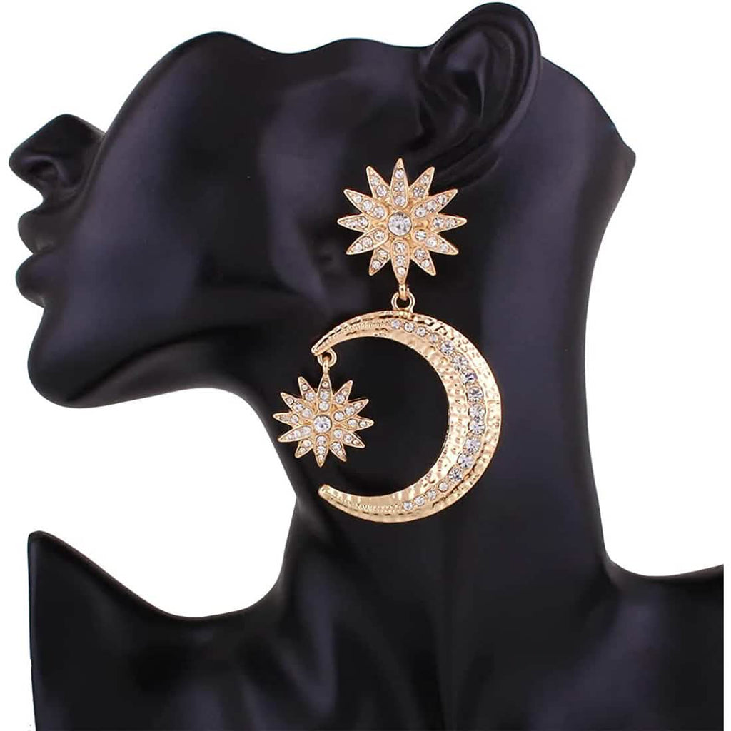 Women's Rhinestone Punk Earrings by DailySale