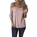 Womens Spaghetti Straps Cold Shoulder Shirts by DailySale