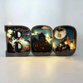 Wooden 3D Halloween Letter Shaped LED Light by DailySale