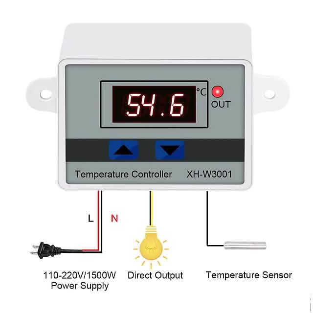 XH-W3001 Digital LED Temperature Controller by DailySale
