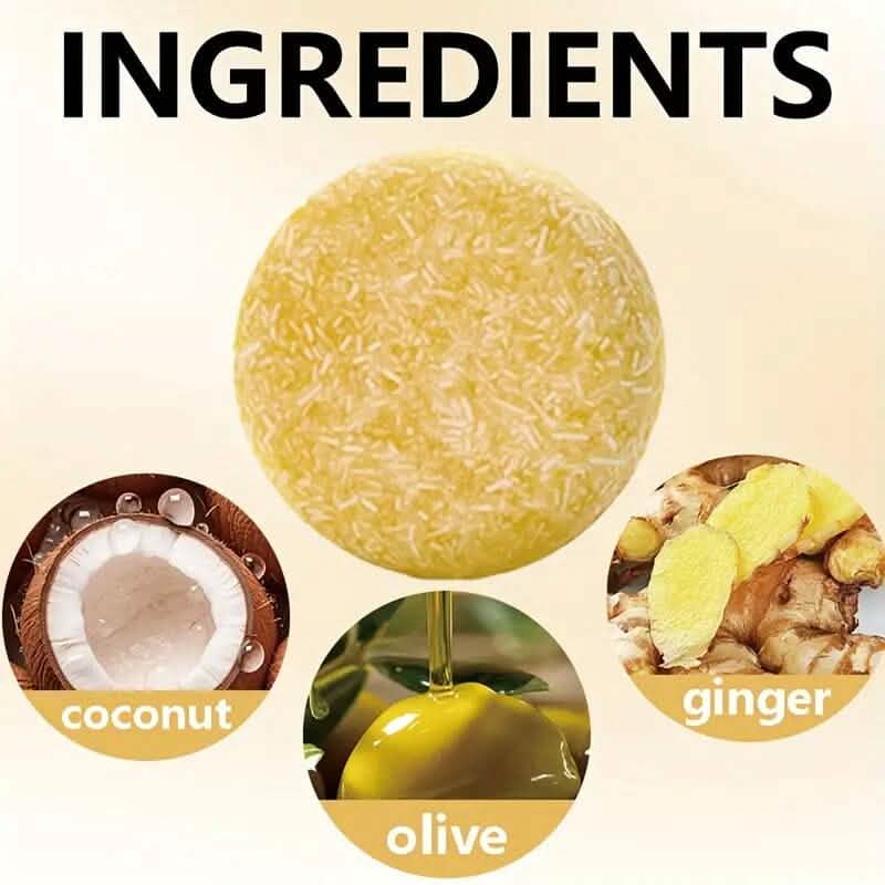 Xioimy Ginger Shampoo Bar 2.116oz by DailySale