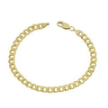 Yellow Gold Cuban, Mariner, Figaro, or Rope Bracelet Gold Filled High Polish Finish by DailySale