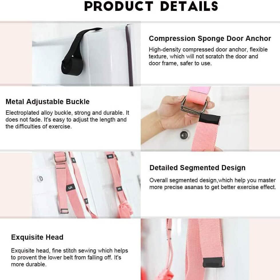 Yoga Fitness Stretching Strap by DailySale
