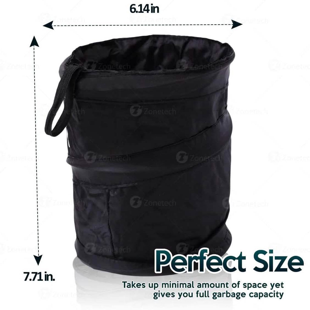 Zone Tech Universal Traveling Portable Car Trash Can by DailySale