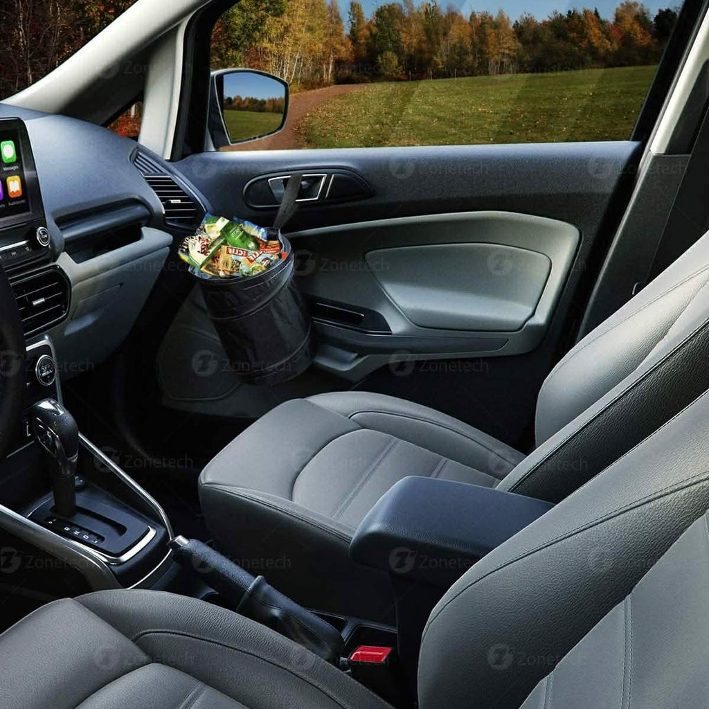 Zone Tech Universal Traveling Portable Car Trash Can by DailySale